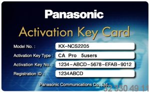  Licencja
 Panasonic KX-NCS2205 