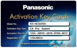  Licencja
 Panasonic KX-NCS2205 