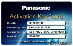 2 cza IP Trunk
 Panasonic KX-NCS3102 