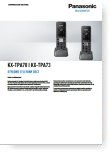  Specyfikacja suchawek Panasonic KX-TPA70 i KX-TPA73 